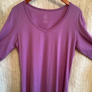 Woolx Layla Long-sleeved V-neck top